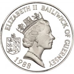 2 Pounds - Elizabeth II King William II - silver