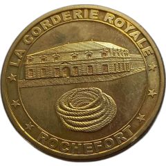 Jeton touristique - Médailles et Patrimoine - LA CORDERIE ROYALE - ROCHEFORT