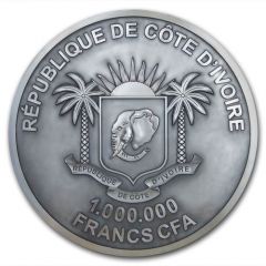 1 000 000 Francs CFA Elephant