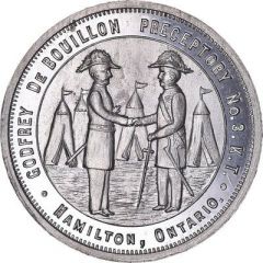 Masonic Token - Godfrey de Bouillon Preceptory No. 3 St. Catharines, Ontario