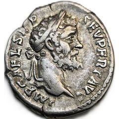 Denarius - Septimius Severus LEG V MAC TR P COS