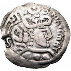 1 Drachm - Anonymous Bukhar Khudat, `Mug` type, S countermark