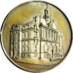 Medal inauguration of the City Hall of Asnières