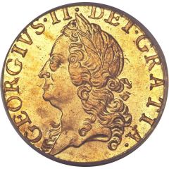 1/2 Guinea - George II