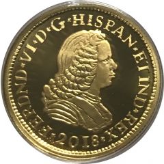 50 Euros 1 Escudo of Fernando VI minted in 1759