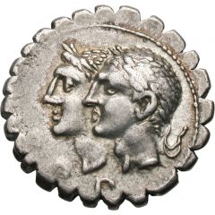 Denarius serratus Sulpicia: Gaius Sulpicius, D•P•P / C•SVLPICI•C•F