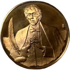 Medal - Jewish People`s History I. Zangwill