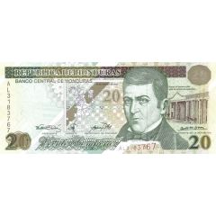 20 Lempiras Central Bank