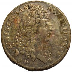 Jeton, Louis XIV - Revenus Casuels, `Ex Iactvra Lvcrvm`