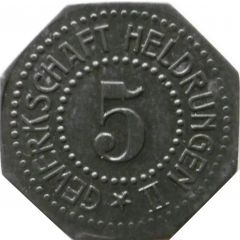 5 Pfennig - Heldrungen Gewerkschaft Heldrungen II