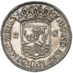 3 Gulden date obverse, Piedfort of double weight