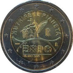 2 Euros Expo Milano 2015
