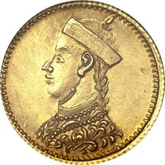 1/4 Rupee - In the name of Guangxu, 1875-1908 `Szechuan Rupee`, gold