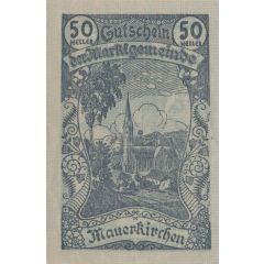 50 heller Mauerkirchen