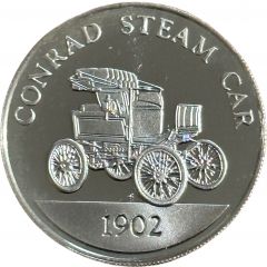 Franklin Mint - Collection of Antique Car Coins - Series 3 Conrad Steam Car