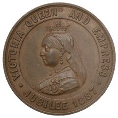 Medalet - Victoria Golden Jubilee, Evesham