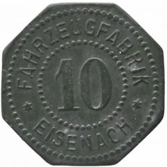 10 Pfennig - Eisenach Fahrzeugfabrik