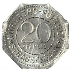 20 Pfennig - Tiefer Brunnen Nürnberg-Fürth