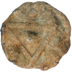 Lead Token Irregular or compound geometrical, Powell Type 9