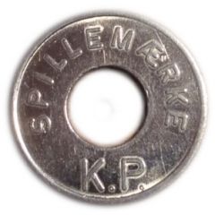 25 Spillemærke - K.P.