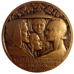 Commemorative Medal Colonial Exhibition Paris 1931