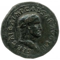 Dupondius - Galba S P Q R O B CIVES SERVAT