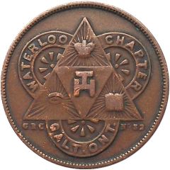 Masonic Penny - Waterloo Chapter No. 32 Galt, Ontario