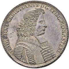 3 Thalers - Frederick Christian of Plettenberg