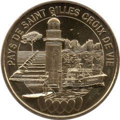 Jeton touristique - Monnaie de Paris - Pays de Saint Gilles Croix de Vie - Le phare