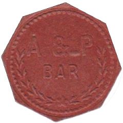 5 Cents - A & P Bar Omaha, Nebraska