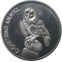 Token - Wildlife of Israel Owl and Caper