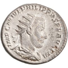 Antoninianus - Philippus I VIRTVS EXERCITVS, Virtus