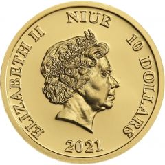 10 Dollars - Elizabeth II Slovak Pasque Flower