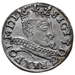 Trojak / 3 Grosze - Sigismund III Vasa Wschowa, Lewart arms, HR / K