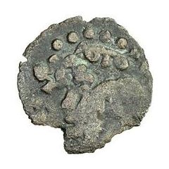 Unknown Æ - Stachak Chach, with obverse legend and walking left, without symbols