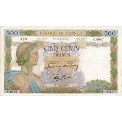 500 Francs - La Paix