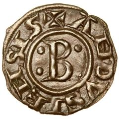 Obol with anchored cross - Bernard II