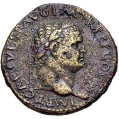 Sestertius - Titus IVD CAP S C, Judaea