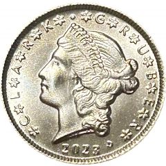 2.5 Dollars Liberty Head 2 Grams Silver