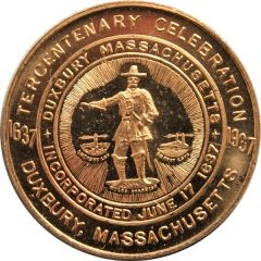 Token - Duxbury Tercentenary