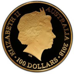 100 Dollars - Elizabeth II 4th Portrait - A New Map Of The World