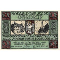 50 Pfennig Bonifatius Series