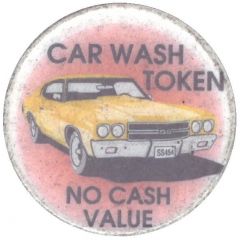 Car Wash Token - Chevy Chevelle SS454