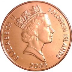2 Cents - Elizabeth II 3rd Portrait, magnetic