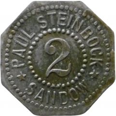 2 Pfennig - Sandow Paul Steinbock