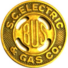 1 Bus Fare - S.C. Electric and Gas Co. Columbia, South Carolina