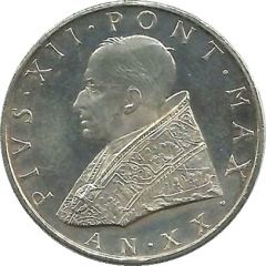 500 Lire - Pivs XII