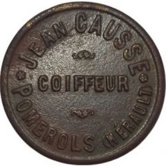 20 Centimes Jean Causse Coiffeur Pomerols Hérault