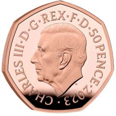 50 Pence - Charles III R2-D2 and C-3PO, Gold Proof