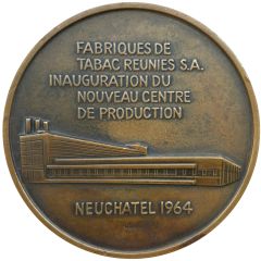 Inauguration of the Fabriques de Tabac Réunies production centre Neuchâtel